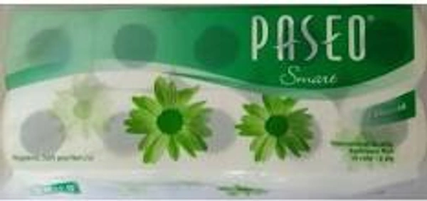 Paseo Smart Toilet Roll - 2ply, Pack of 10 tissue roll