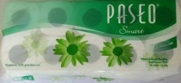 Paseo Smart Toilet Roll - 2ply, Pack of 10 tissue roll