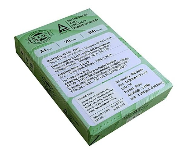 ITC Exxact A4 Paper  - A4, 70