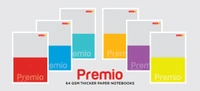 Camlin Premio Unruled 140 pages Notebook pack of 3 - 140 pages
