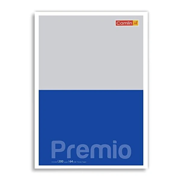 Camlin Premio Unruled 200 pages Notebook pack of 3 - 200 pages