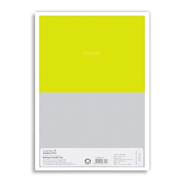 Camlin Premio Single Line 140 pages Notebook pack of 3 - 140 Pages