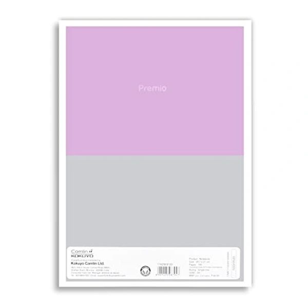 Camlin Premio Single Line 140 pages Notebook pack of 3 - 140 Pages