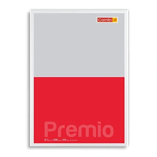 Camlin Premio Single Line 300 pages Notebook pack of 2 - 300 pages
