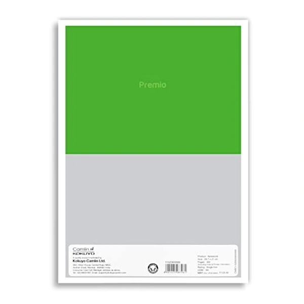Camlin Premio Single Line 300 pages Notebook pack of 2 - 300 pages
