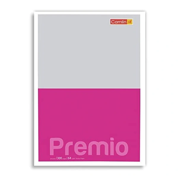 Camlin Premio Unruled 300 pages Notebook pack of 2 - 300 Pages