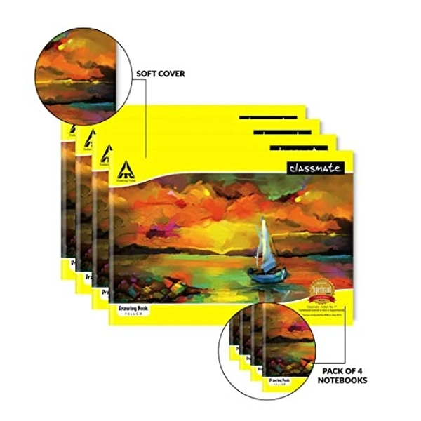 Classmate Drawing Book - Unruled, 40 Pages, 210 mm x 297 mm 