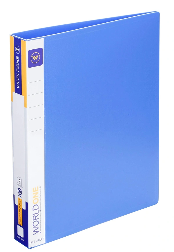WORLDONE 2D Ring Binder 25mm Ring Size : FC - Blue