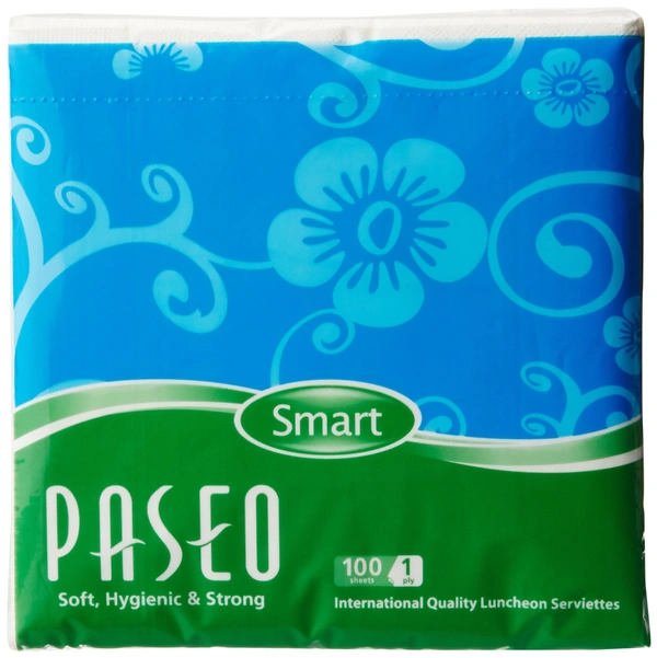 Paseo Tissues Smart Serviettes - 100 Pieces