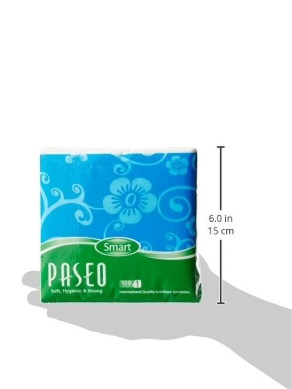 Paseo Tissues Smart Serviettes - 100 Pieces