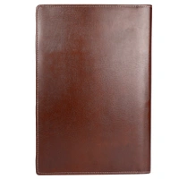 Leatherette Material Professional File Folders for Certificates, Documents Holder with 20 Leafs size-B4, Color: Mix Brown - B4