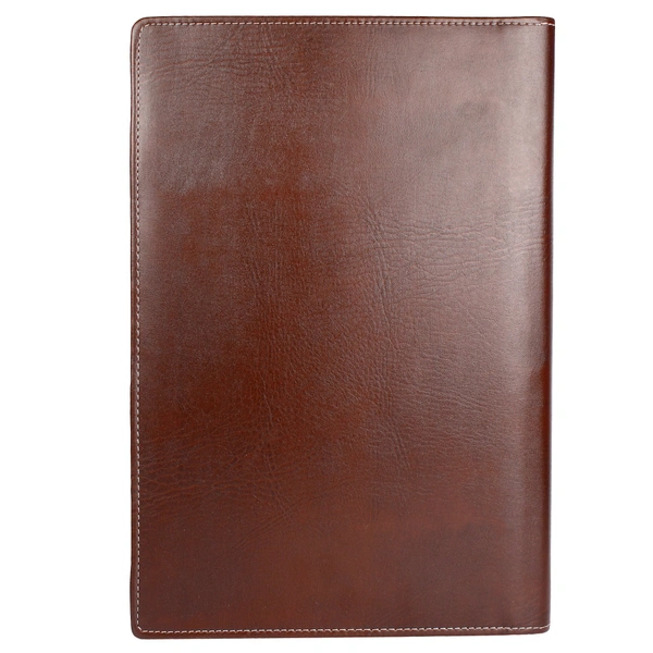 Leatherette Material Professional File Folders for Certificates, Documents Holder with 20 Leafs size-B4, Color: Mix Brown - B4