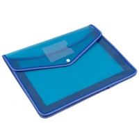 Button file Multicolor Plastic Documents Storage Envelope Folder File with Snap Button A4/Legal Documents File Holder - Mix colour