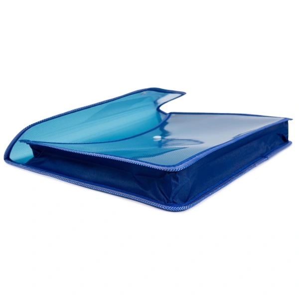 Button file Multicolor Plastic Documents Storage Envelope Folder File with Snap Button A4/Legal Documents File Holder - Mix colour