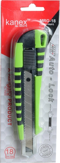 Kangaro Paper Knife Blade MRG-18 MM Multi Colour  - MRG-18