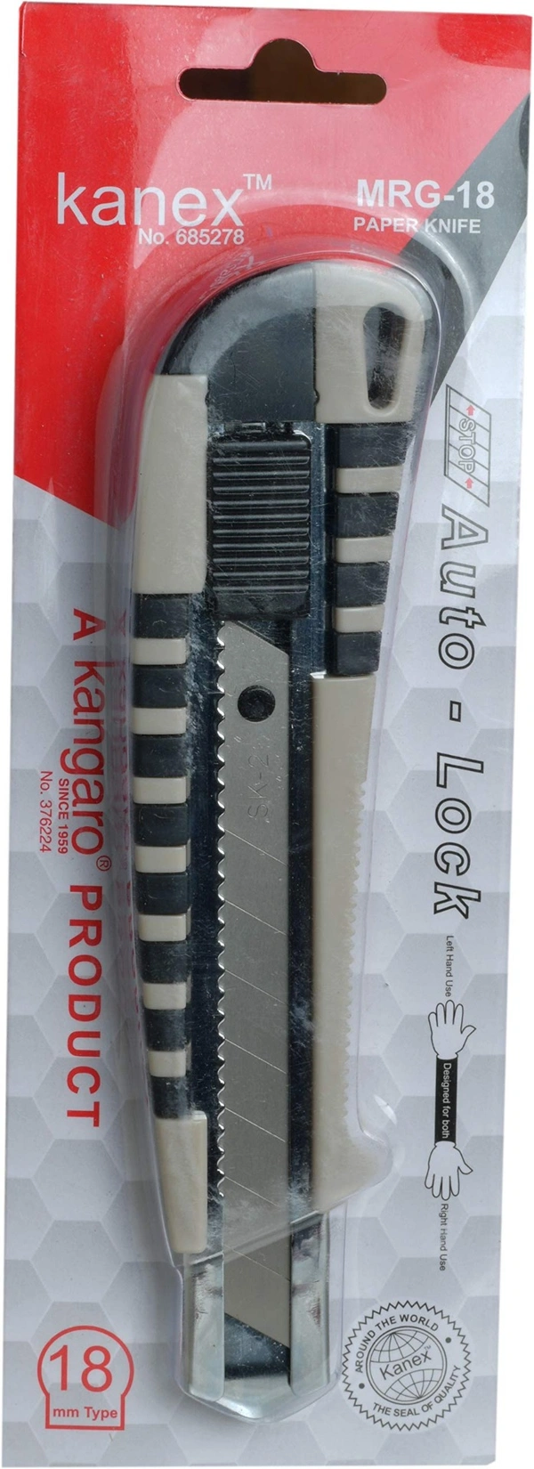 Kangaro Paper Knife Blade MRG-18 MM Multi Colour  - MRG-18