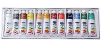 Camlin  Camel Artist's Oil Color Box - 9ml Tubes, 12 Shades
