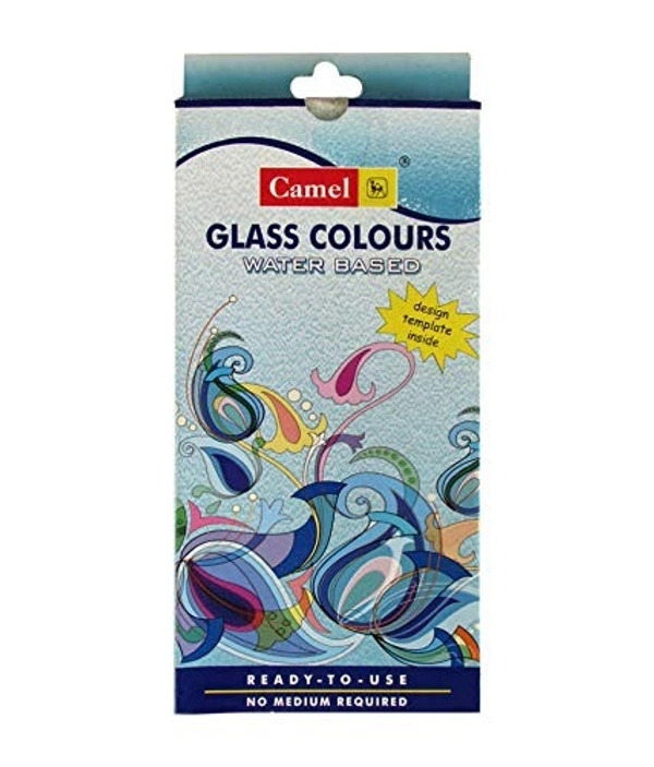 Camel Glass Colour Water Based Ready to Use Paint - No Medium Required