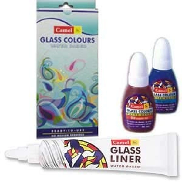 Camel Glass Colour Water Based Ready to Use Paint - No Medium Required