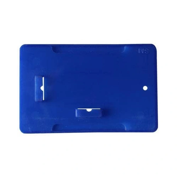 Plastic Blue ID PVC Card Holder/Badge for Vertical Office ID Cards for Office ID Card 
