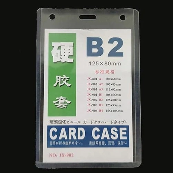 Plastic Id cover card holder B2