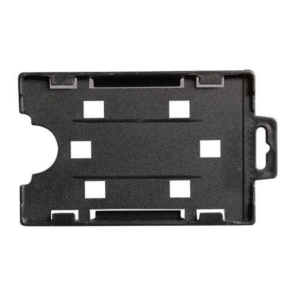 Plastic Black ID PVC Card Holder/Badge for Horizontal and Vertical Office ID Cards