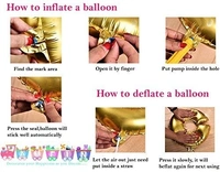 Happy Birthday Letter Foil Balloon Birthday Party Supplies, Happy Birthday Balloons For Party Decoration - Golden