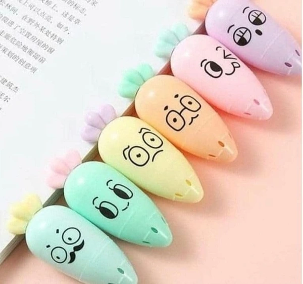 Hi-lighter Marker Softy carot Marker Set Of 6