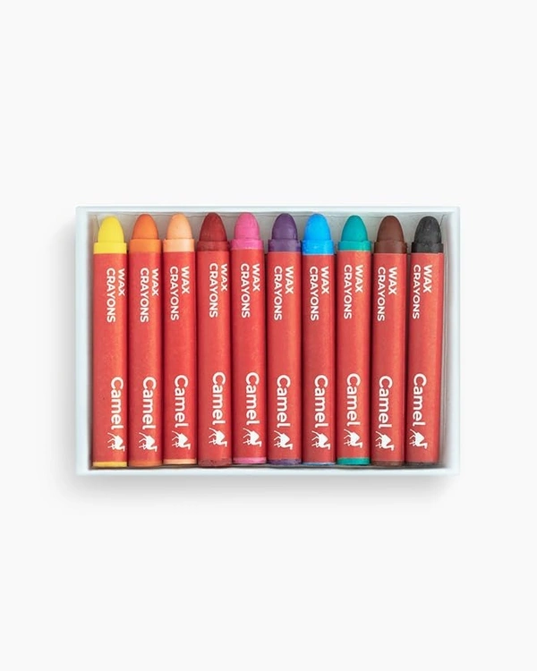 Camel Wax Crayons 10 Shades