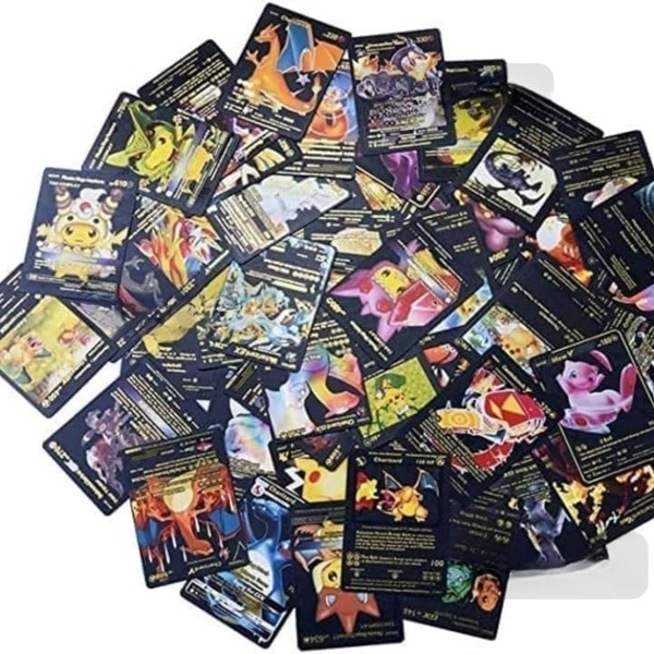 Pokemon cards, Kids playing cards, set of 55 pcs, Dark edition