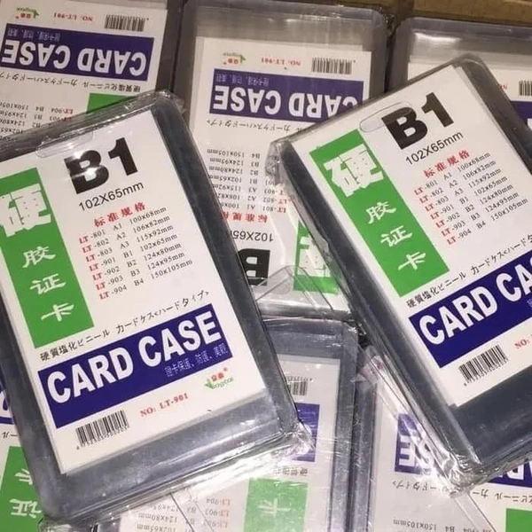 Plastic ID cover card Holder B1