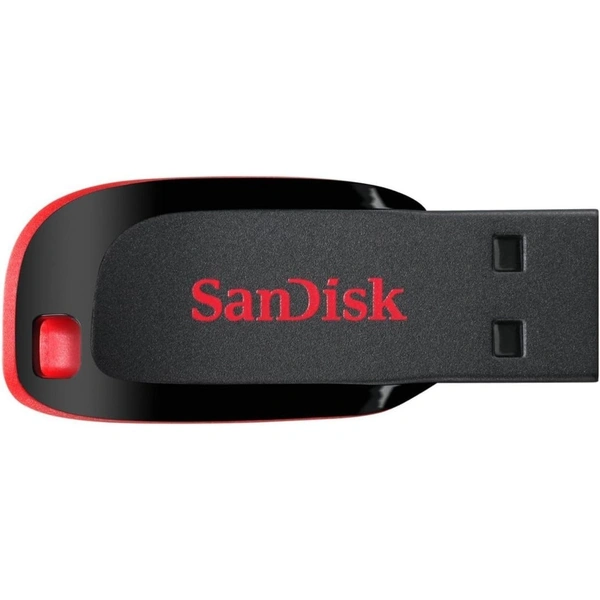 SanDisk Cruzer Blade 32GB, USB 2.0, Flash drive, Pendrive, Red, 5Y Warranty (SDCZ50-032G-I35) - 