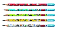 Apsara Disney Mickey Mouse & Friends Pencil, Round Body for Strong Grip, Disney Pencils, Mickey Mouse, Super Fun Pencils for Kids, Extra Dark, Free Sharpener & Eraser (Pack of 10)