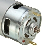 DC 12V-24V High Speed Metal Large Torque Small DC Motor Replacement for DIY Toy Cars