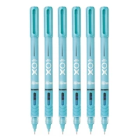 Hauser XO Liquid Ink Roller Pen | Needle Tip For Smooth & Consistent Ink Flow | Fitted with Controlled Ink Flow System & Rubberized Grip | Blue Ink