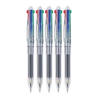FLAIR Sunny Retractable Ball Pen | Smudge Free | 4 Colors in 1 Pen | Tip Size 0.5 mm | Smooth Writing & Long Lasting Pen | Ball Pen Set For Students