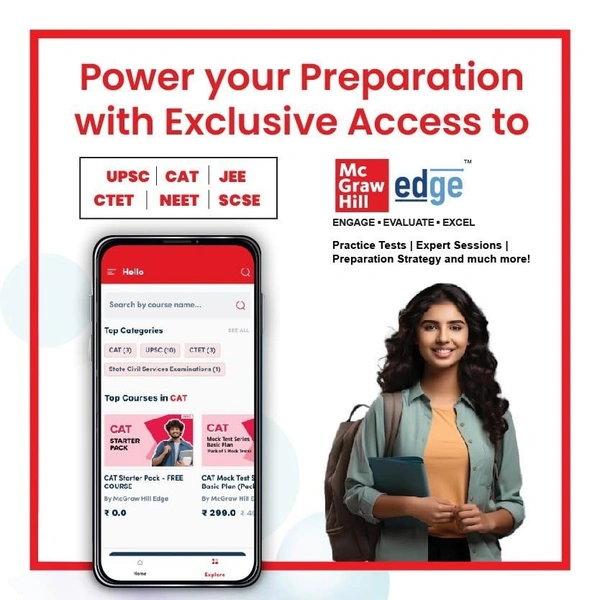 Indian Economy (English) by Nitin Singhania (IAS) for UPSC CSE 2025 | 5th edition (latest) | Civil Services Exam - Prelims, Mains and Interview | State PSCs exams/ PCS exams | Last 10 years' Prelims and Main examinations questions | Multicolor pluck-out chart | Exclusive access to McGraw Hill edge online platform: Chapter-wise practice questions and 2 Full length mock tests