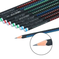 Doms Fusion Xtra Super Dark Pencil Box Pack | Dark & Neat Writing Which Stays Longer | Smooth Sharpning & With Soft & Comfortable Grip | Free Scale & Erasner Inside