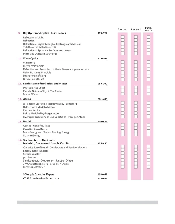 Arihant All in One Physics Class 12 for CBSE Exams 2025-26 | Revised Edition as per latest syllabus | Simplified Theory, In Text & Chapter Exercises, All Types of Exam Pattern Questions, CBQs, MCQs, A-R, Case Based, Sample Question Papers, Mind Maps