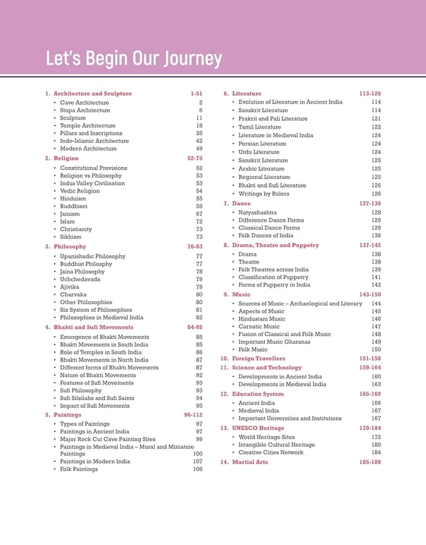 Arihant UPSC Prelims Pulse 2.0 Handwritten Notes to Video Books Arts & Culture | Second Edition