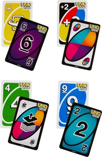 Uno Flip Side Card Game, adult playing card