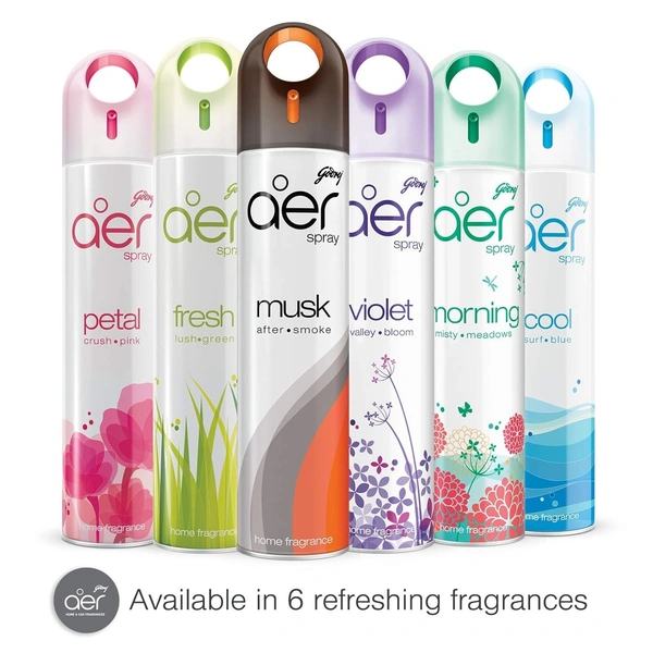 Godrej aer Spray, Home and Office Air Freshener - Cool Surf Blue (240 ml/137g)