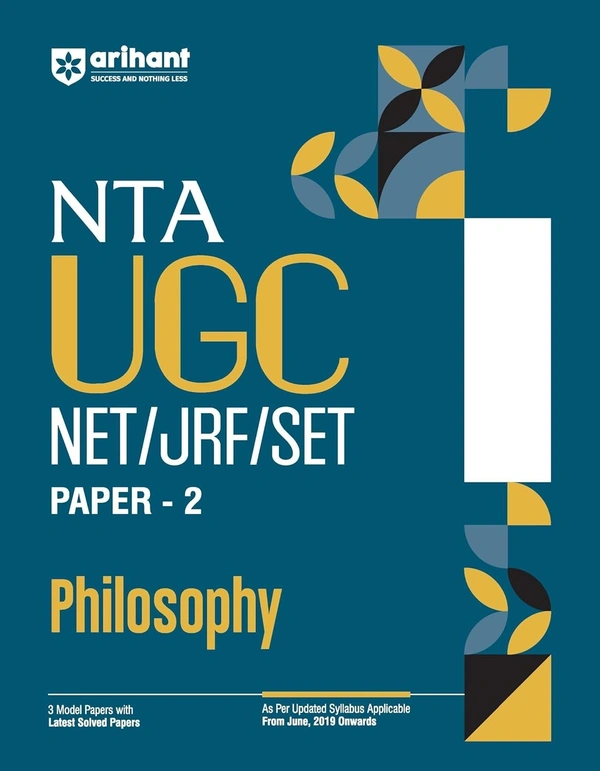Arihant NTA UGC NET/ JRF/ SET PAPER-2 Philosophy | As per updated syllabus | 3 Model Papers with latest solved papers