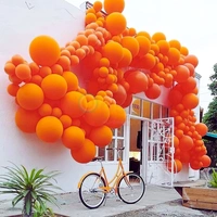 Metallic Balloons Pack Orange Theme Kids Birthday Party Decoration Bachelorette Party Balloon Anniversary Item - Pack of 50 Balloons
