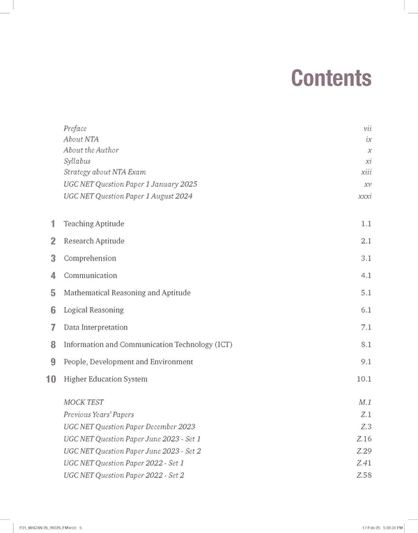Pearson NTA UGC NET 2025 Paper 1 by KVS Madaan | Teaching & Research Aptitude | NET/SET/JRF | 3500+ Practice Questions | Unit-wise Previous Years’ Questions (1997-2022) | Fully Solved Papers from 2022-2025 | Chapter-wise Digital Diagnostic Tests, Mock Tests & 10 Full-Length Tests accessible through Pearson MyInsights