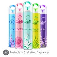 Godrej aer Spray | Room Freshener for Home & Office - Fresh Lush Green (220 ml) | Long-Lasting Fragrance