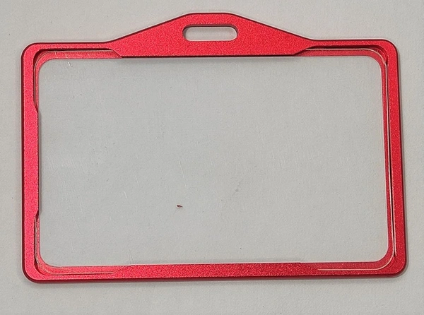Metallic Id cover Card Holder (Red)