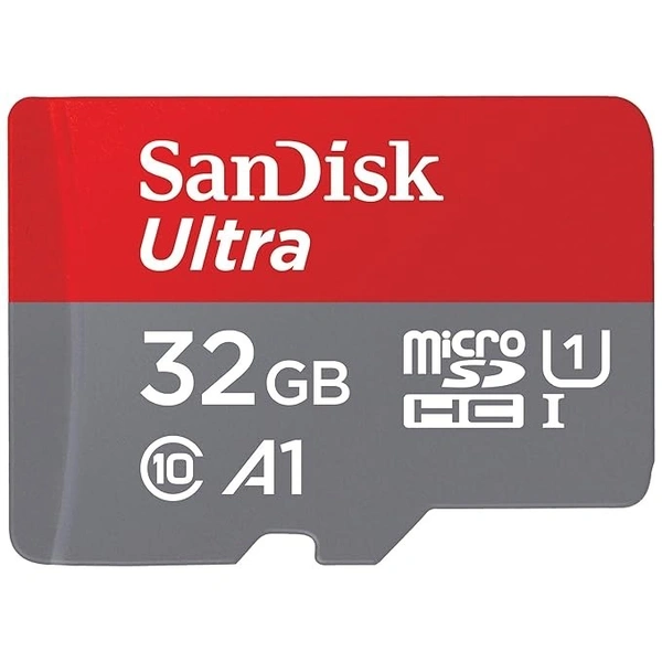 SanDisk Ultra microSD UHS-I Card 32GB, 120MB/s R - S, silver