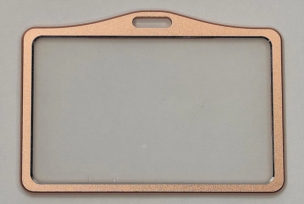 Metallic Id cover Card Holder (Rose Gold)