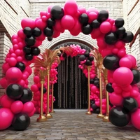 Hot Pink Balloons Latex Party Balloons, 50 Pack 10 Inches Balloons For Birthday Decorations, Baby Shower, Balloon Modelling, Balloon Arch Decorations, Pack Of 50